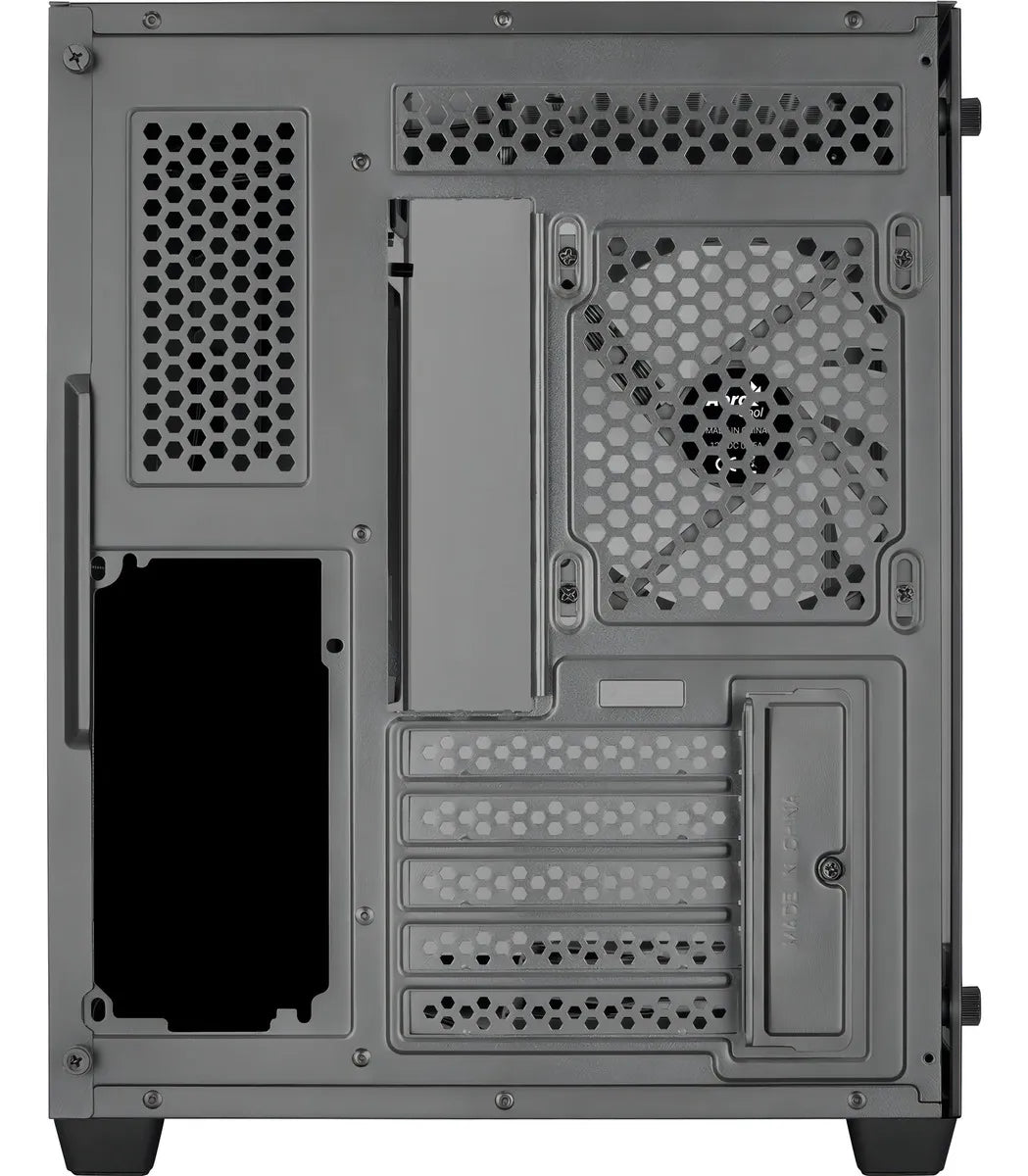 Gabinete Gamer Aerocool Dryft Negro Con 6 Ventiladores Argb Lateral