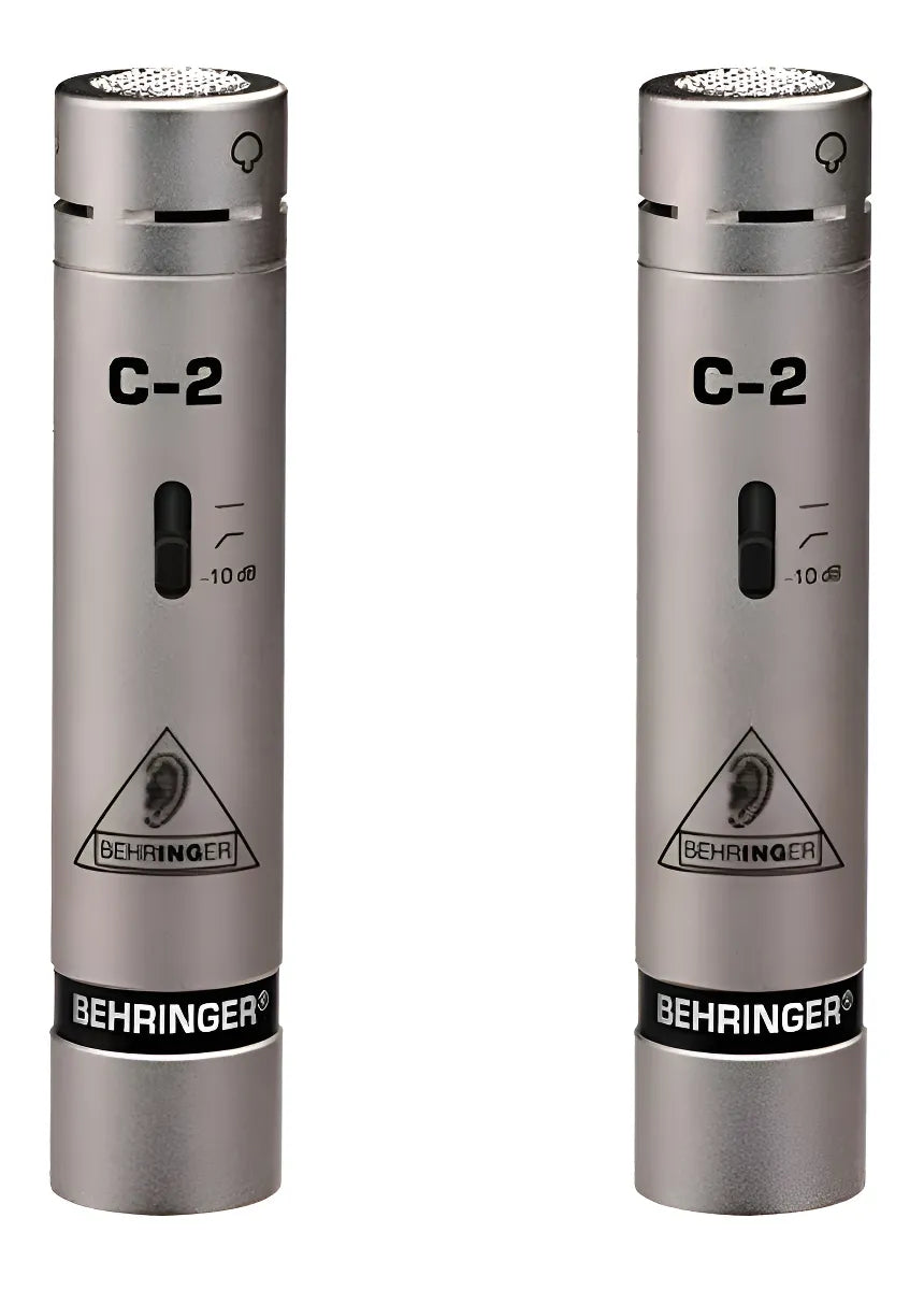 Micrófonos Behringer C-2 Condensador Cardioide color plateadoS