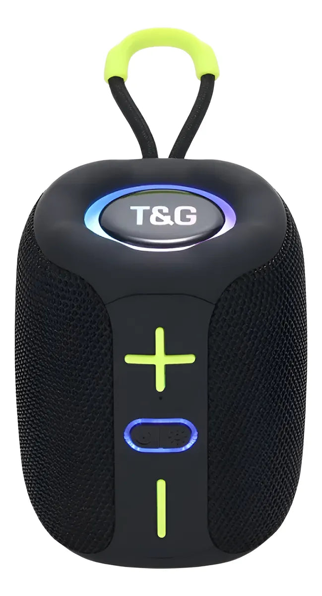 Parlante Portátil Bluetooth Inalámbrico Tws Negro Con Ipx5