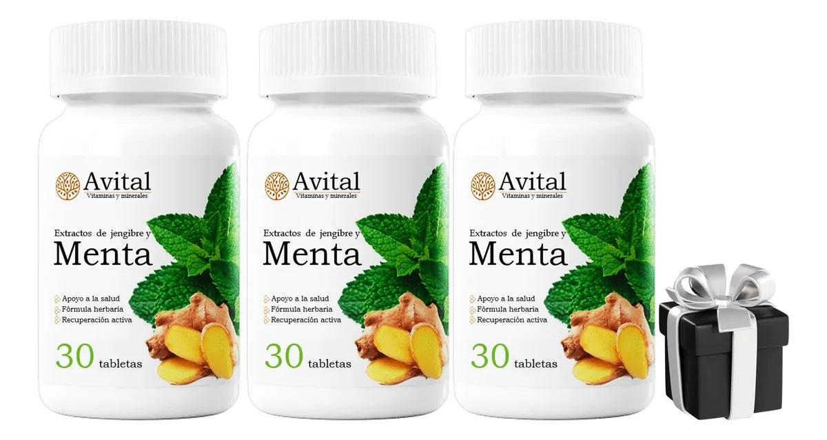 3 Avital Menta Original +regalo - Menta