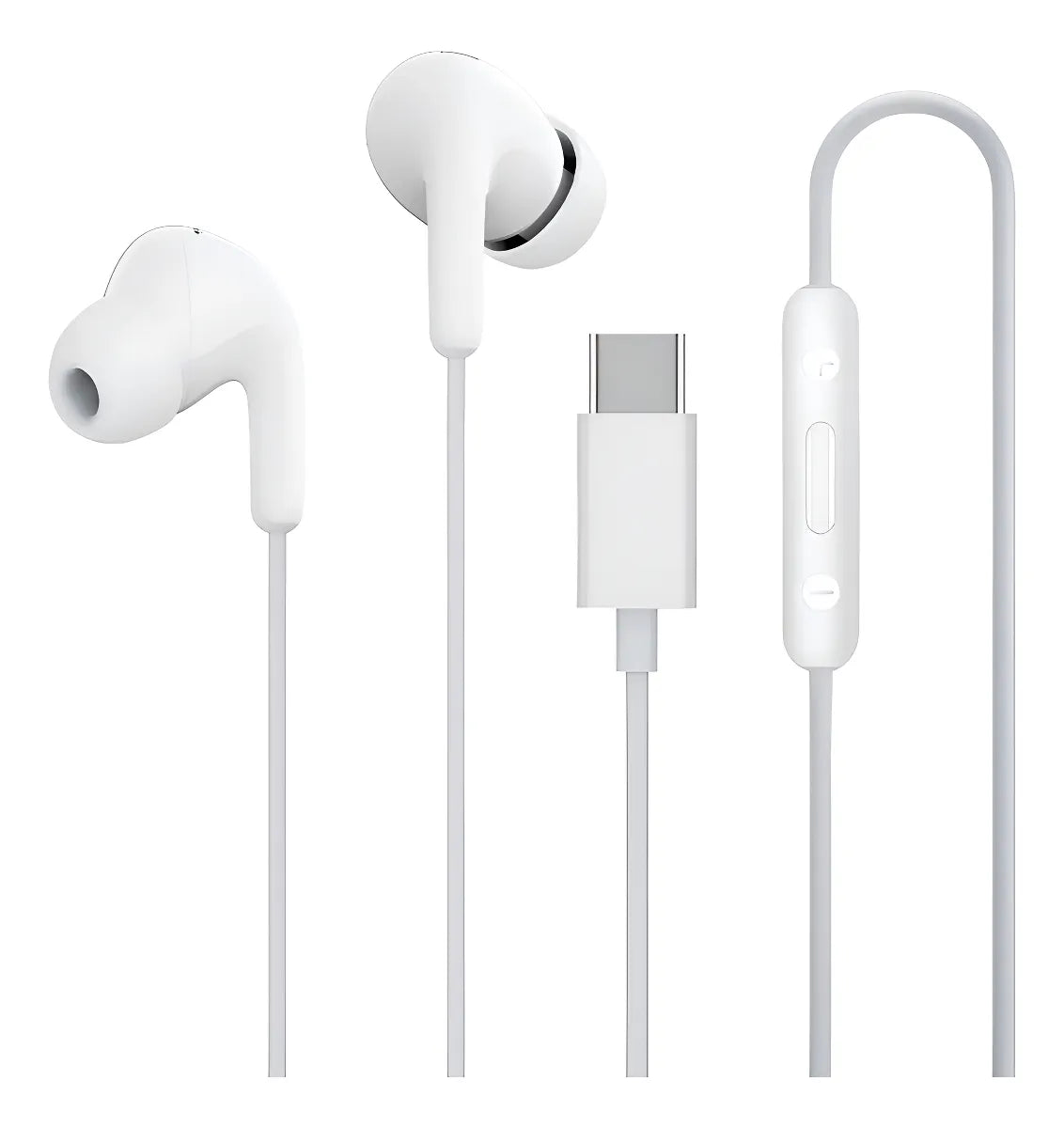Xiaomi Auriculares Conexión Tipo C / Control Integrado, Wht Blanco