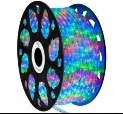 Manguera Led 3 Vias Luces Navideñas X 30mt Multicolor