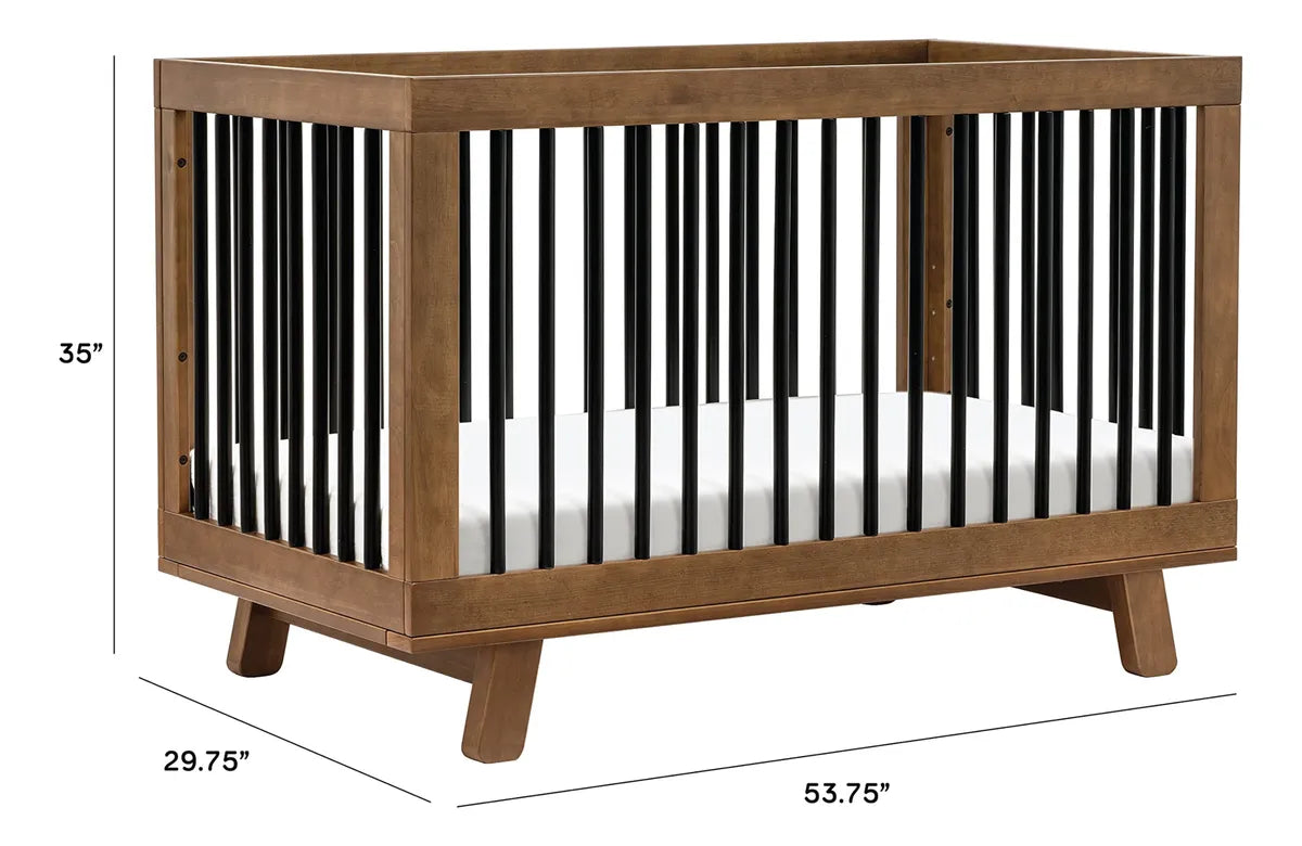 Cuna Convertible 3 En 1 Con Cama De Niño Y Sofá Natural Waln