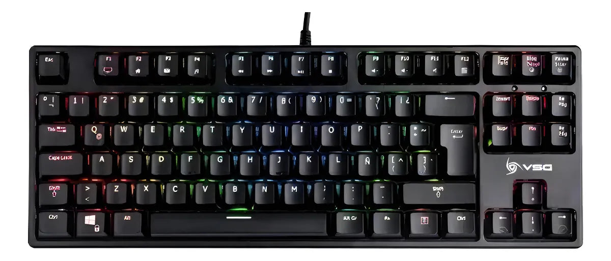Teclado Mecanico Gamer Vsg Alnitak - E11evengames Color Del Teclado Sw Brown Idioma Español Latinoamérica