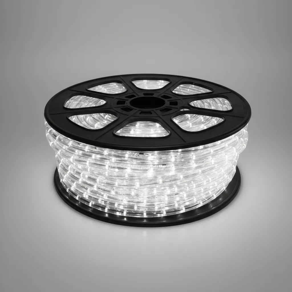 Manguera Led 3 Vias Luces Navideñas 10mt Blanco Hielo