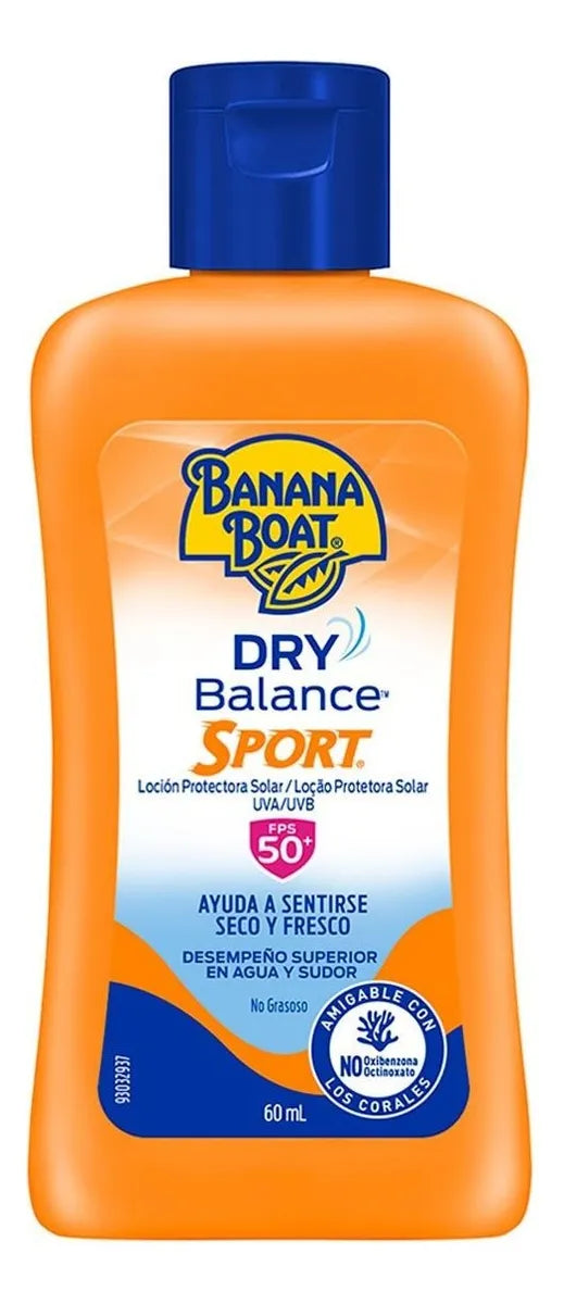 Protector Solar en Loción Banana Boat Dry Balance Sport 50+fps 60ml