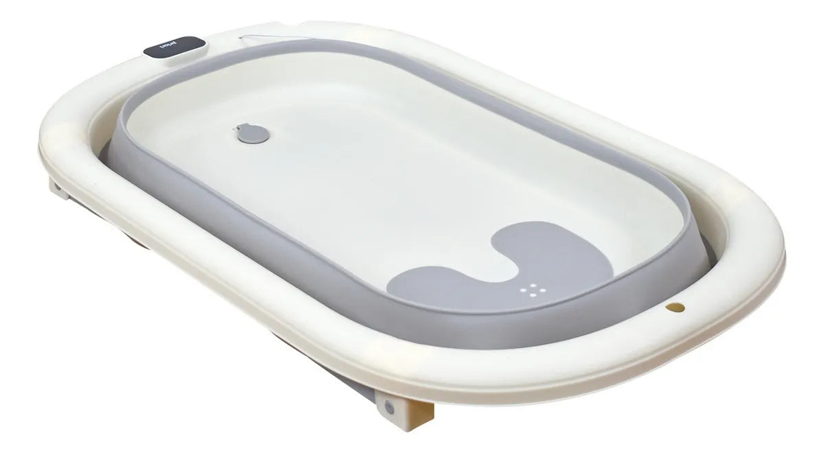 Bañera Bebe Plegable Portátil Lee Priori Color Gris Gris