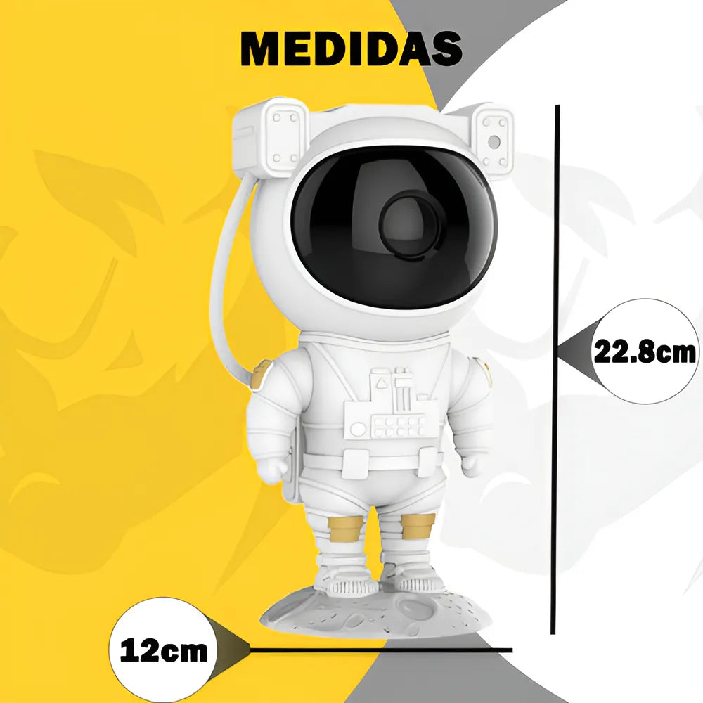 Proyector Lámpara Luz Led Galaxia Astronauta Ho442 Color De La Estructura Blanco