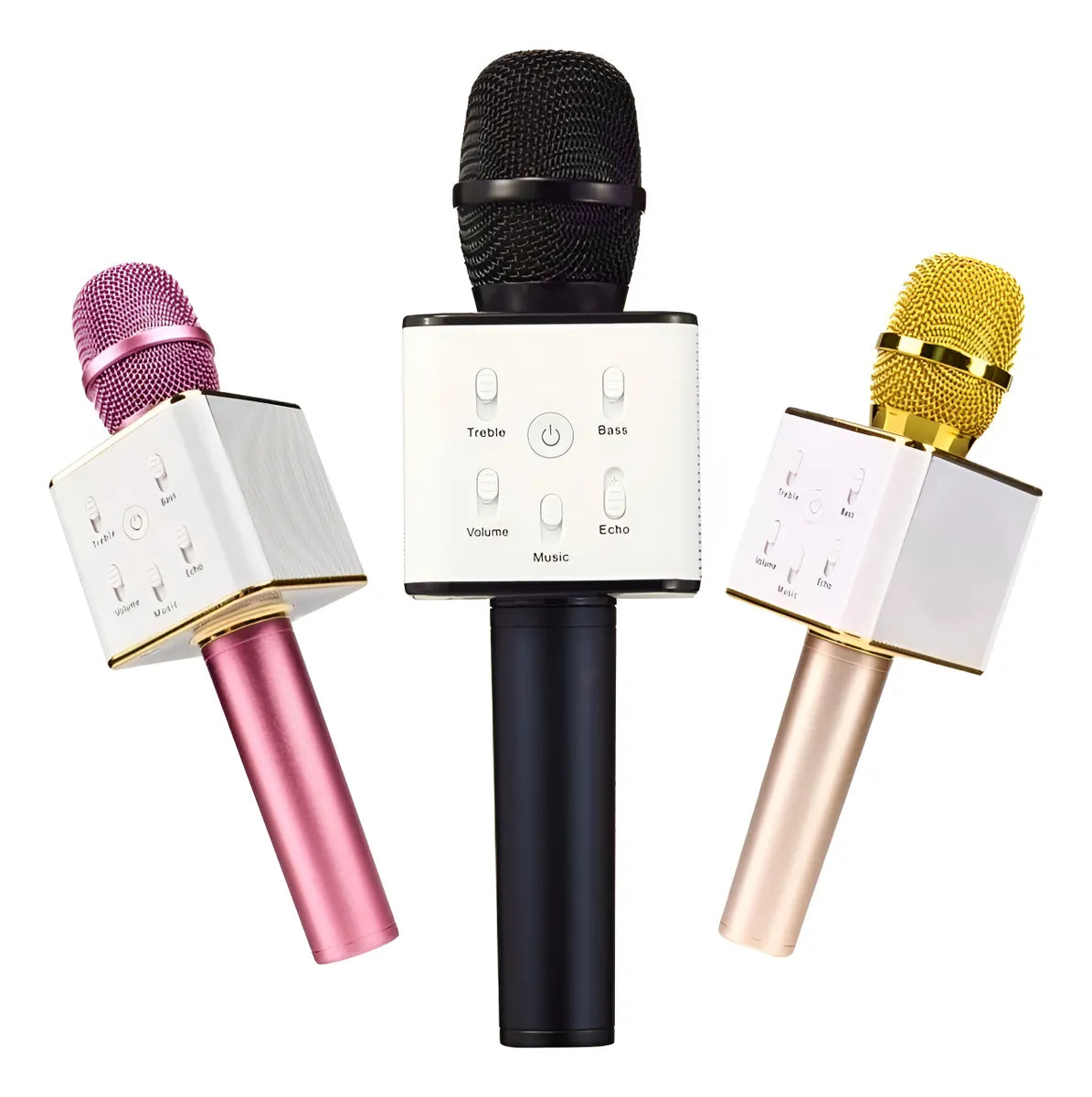 Micrófono Karaoke Bluetooth Parlante Portatil + Estuche Obsq Surtido
