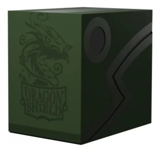Caja Dragon Shield - Doble Carcasa Verde Bosque/negro...