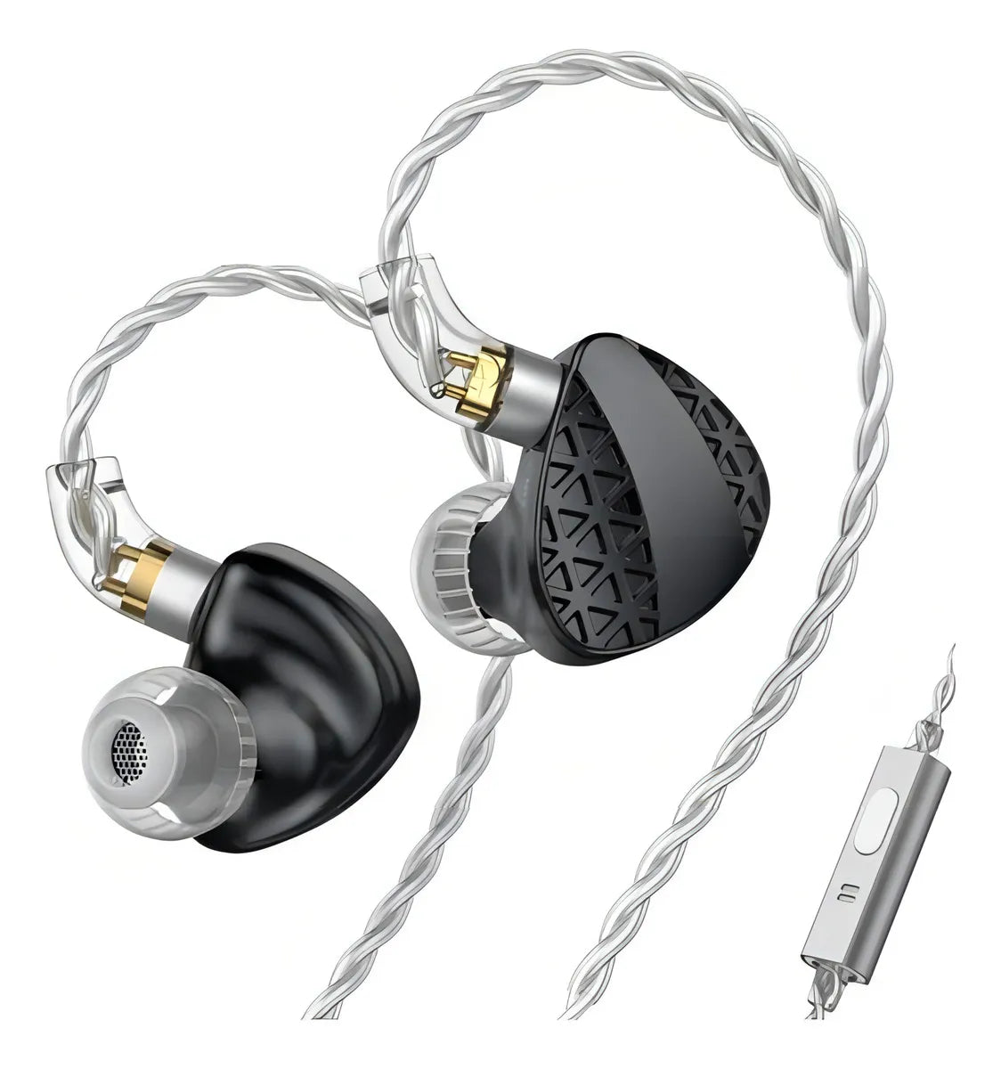 Trn Mt3 Auriculares Iems Sonido Hifi Color Negro