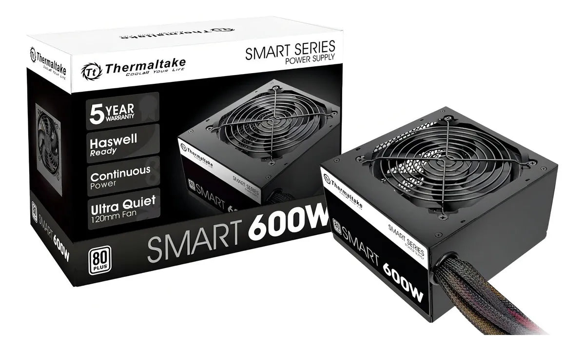 Fuente de poder para PC Thermaltake Smart SPD-0600 600W negra