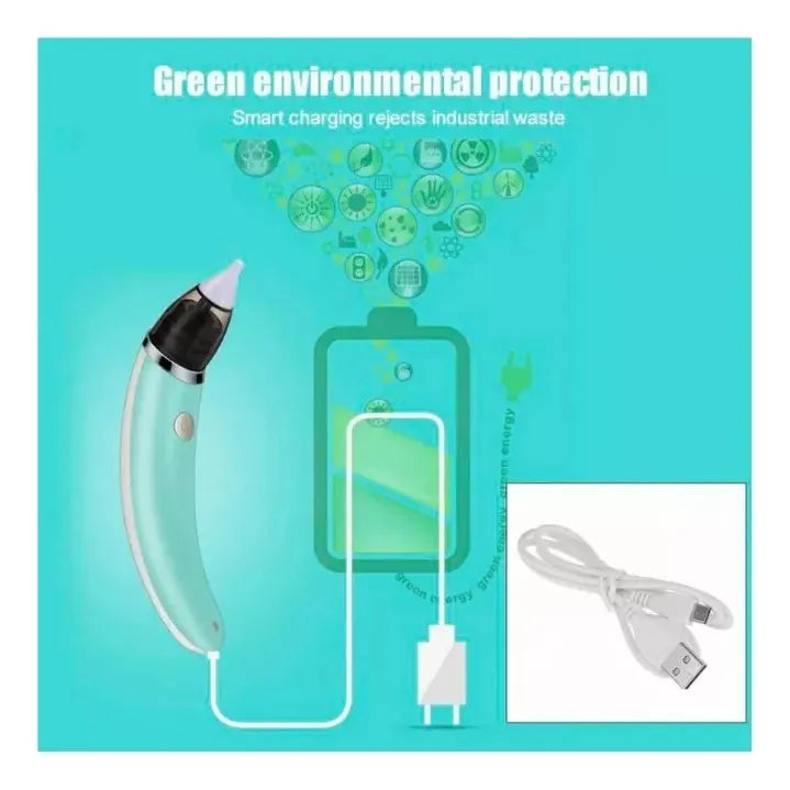 Aspirador Nasal Para Bebes, Saca Mocos, Extractor Eléctrico Agua