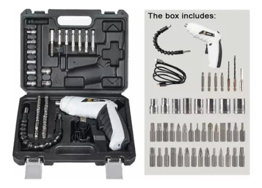 Para Taladros Destornilladores Inalambricos Electrico - Negro - 50