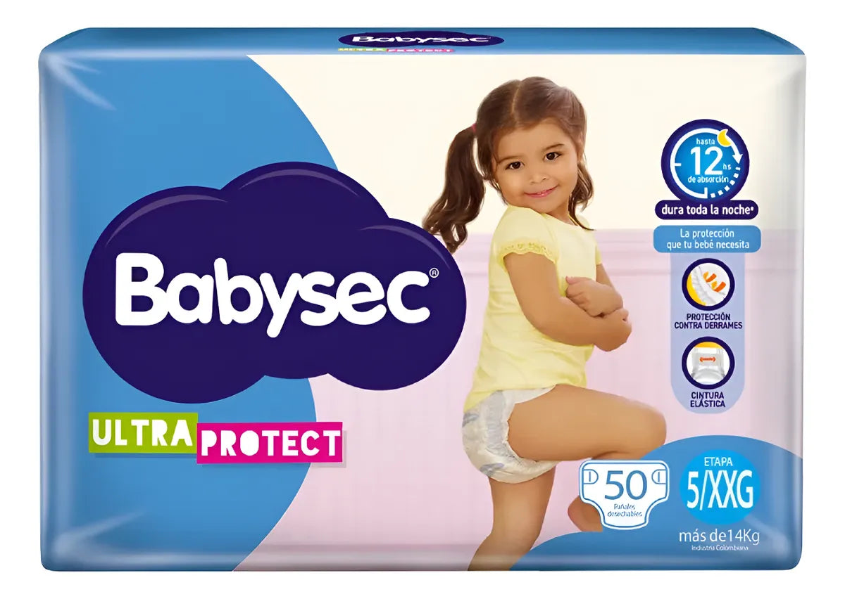 Pañal Babysec Etapa 5 Xxg X100 Extra Extra Grande (xxg) Sin Género