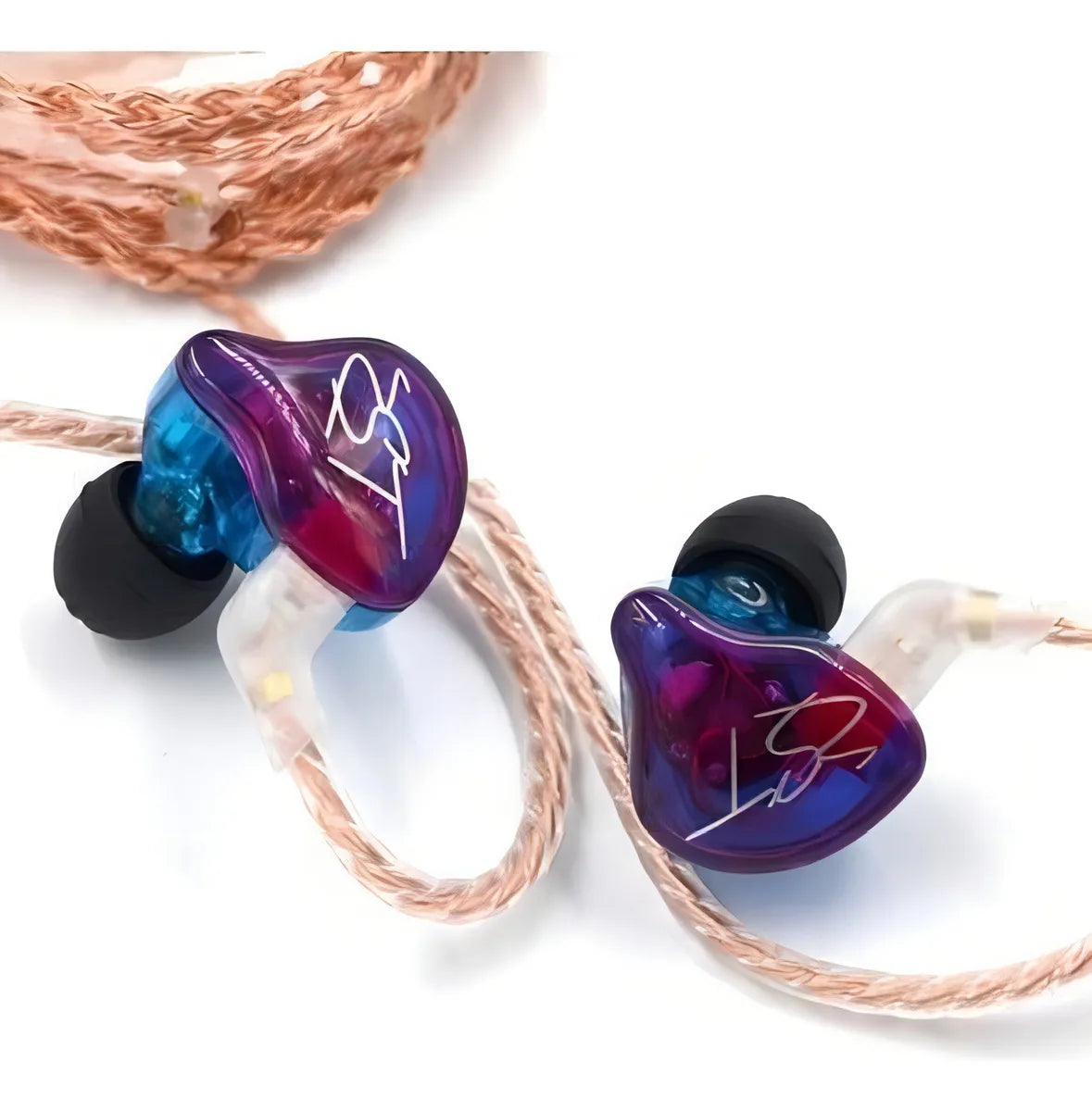 Monitor Kz Zst In Ear sin micro Stage Return en color violeta sin micrófono
