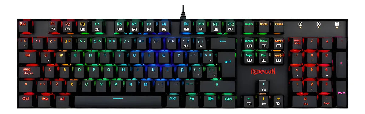 Teclado Gamer Mitra K551-rgb Negro Español Alámbrico
