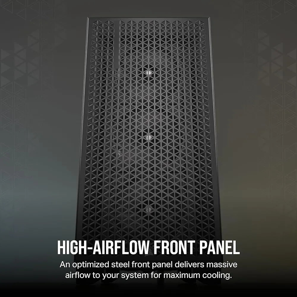 Corsair 3000d Airflow Caja De Pc De Torre Media Ventiladores Black