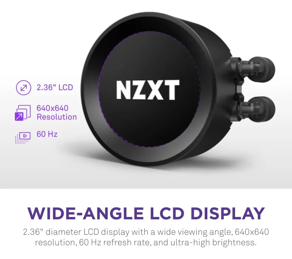 Nzxt Kraken Elite 280 - Rl-kn28e-b1- Radiador Líquido Par...