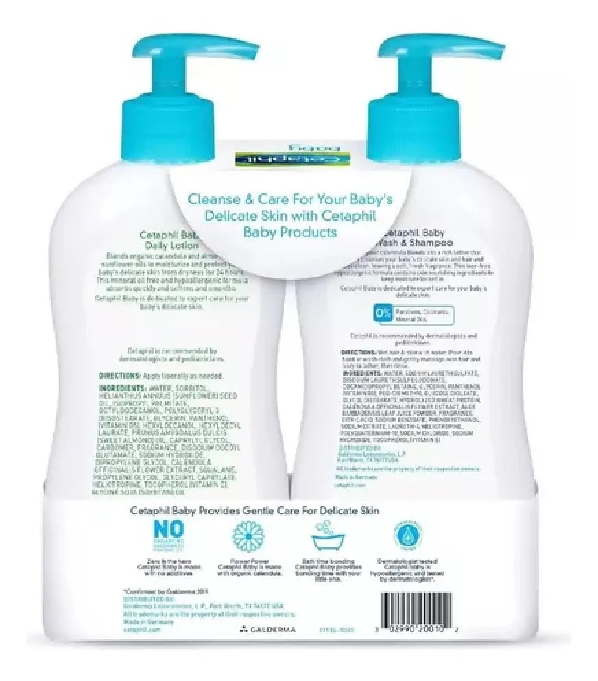 Kit Cetaphil Baby Shampo + Crem Blanco