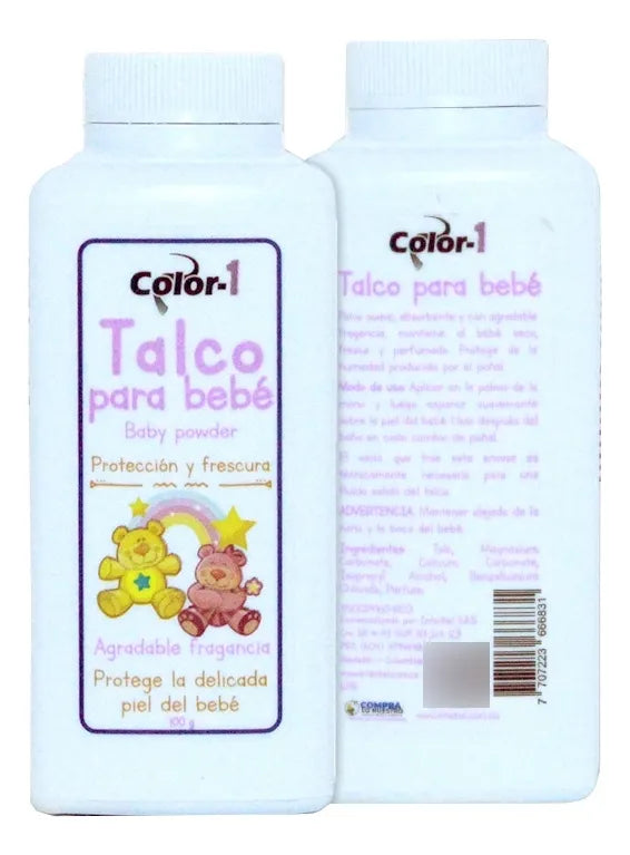 Talco Para Bebe X100gr Color 1 - g