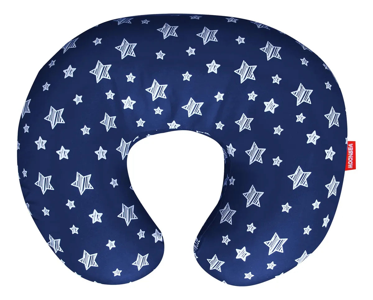 Funda De Almohada De Lactancia Azul Marino Para Bebs Nios, S