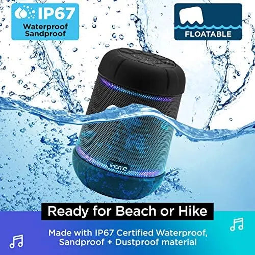 Ihome Ibt158 Altavoz Bluetooth Inteligente - Con Luces Led Q