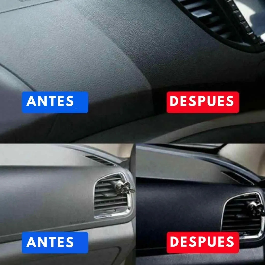 Restaurador De Partes Negras + Cera Superblue Simoniz Negro