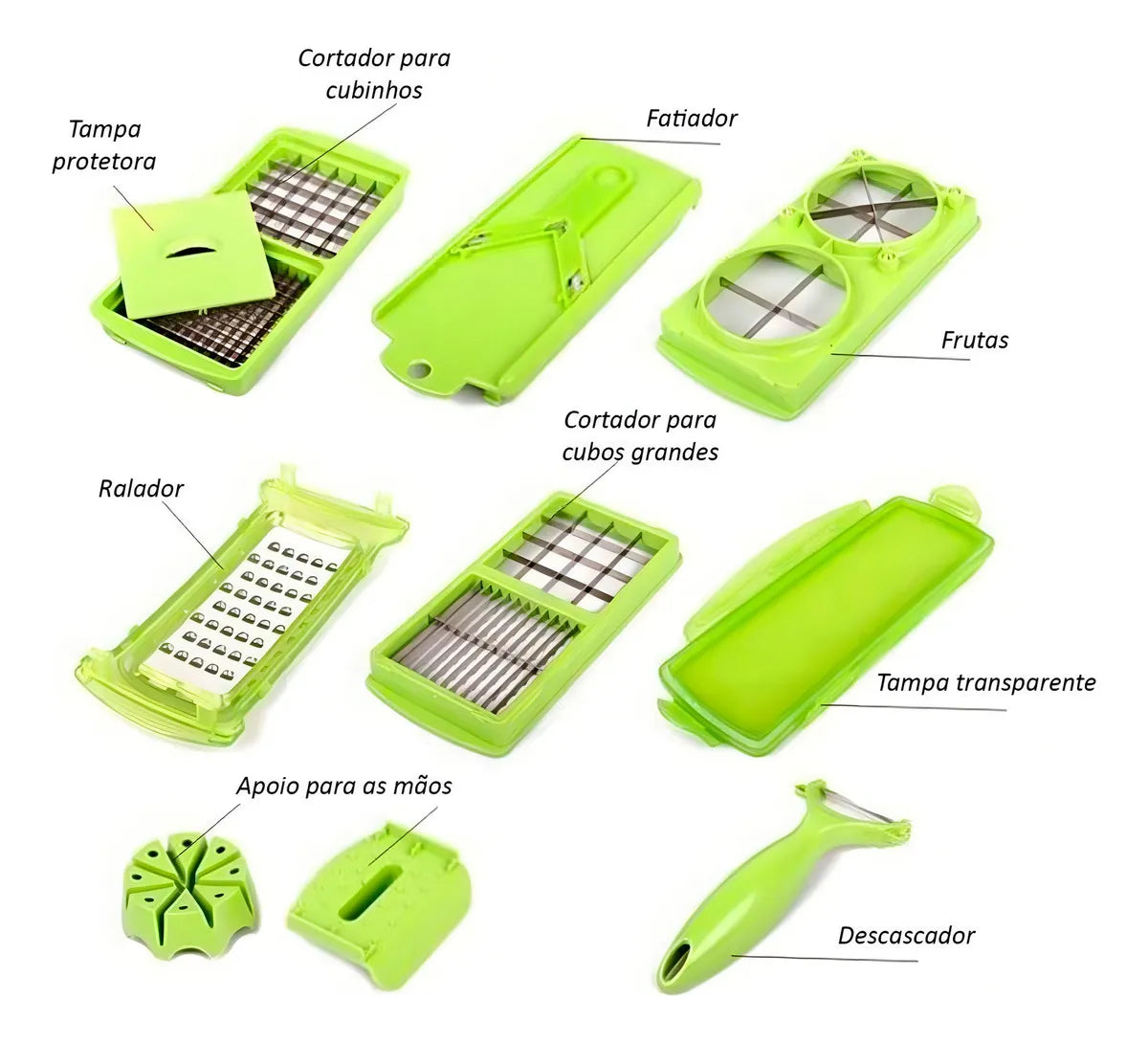 Cortador de verduras y verduras Nicer Dicer Plus