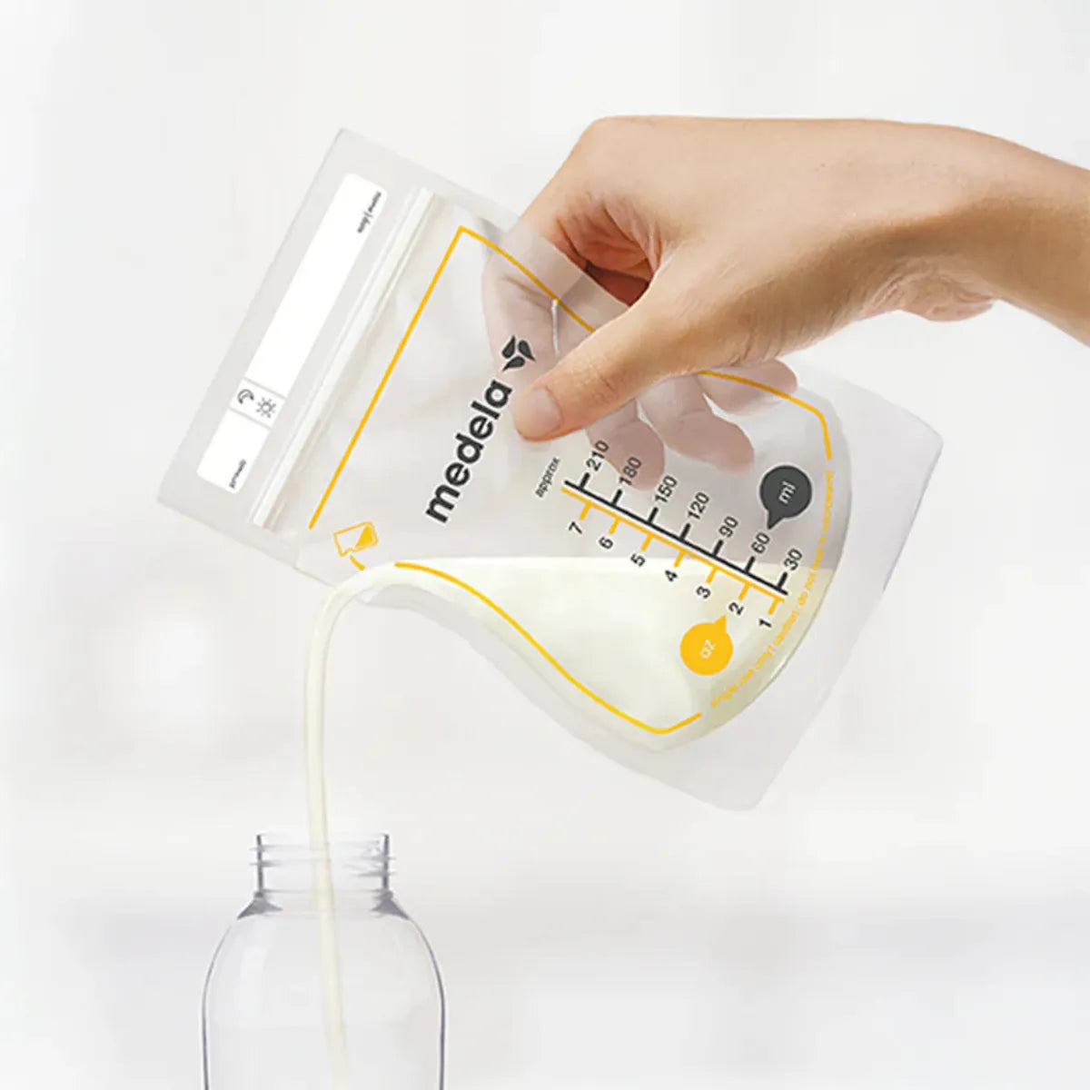 Medela X100 Bolsas Leche Materna Easy Pour 7 Oz