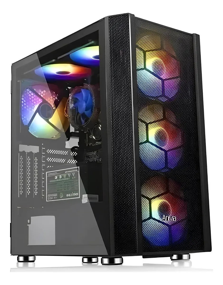 Ventilador Rgb Fan Cooler 120mm Pc Gamer Luz Led Molex