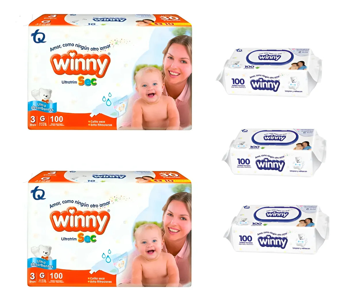 Winny Etapa 3 X200 +300 Pañitos Grande (g) Sin Género