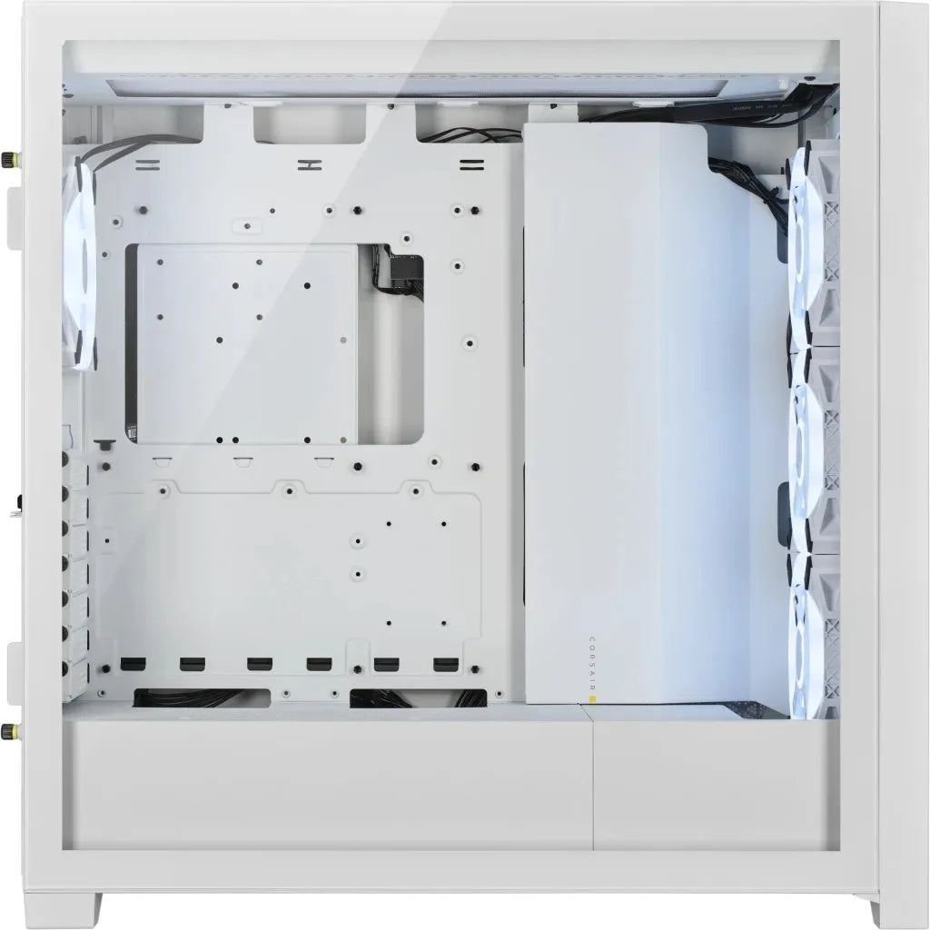 Caja Corsair 5000x Icue Rgb Ql Edition True White / Cc-90112 Blanco