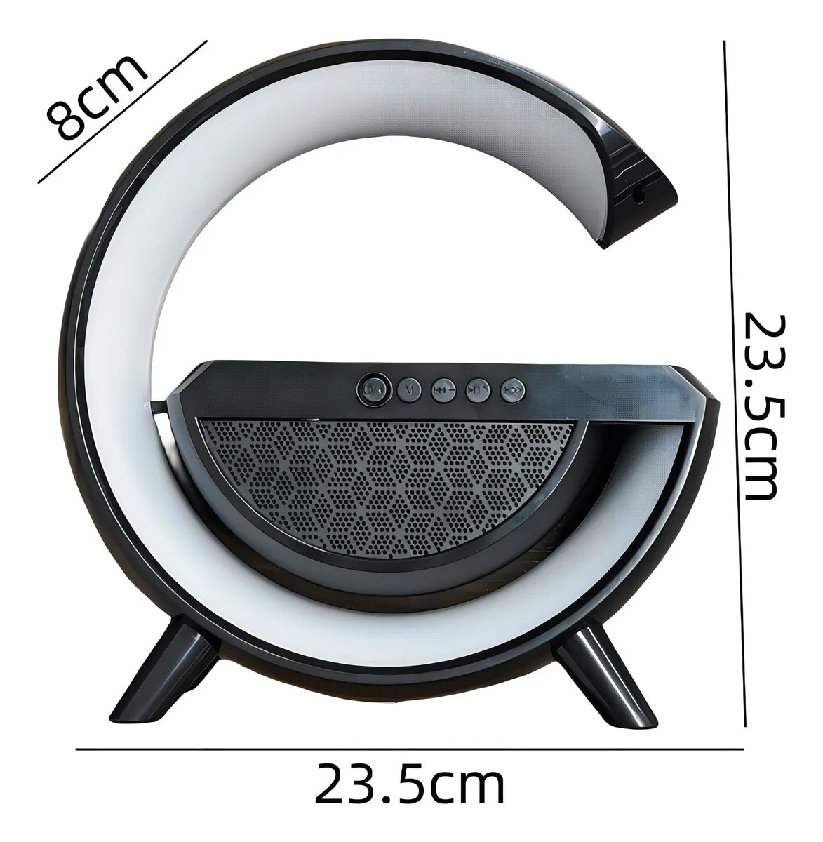 Lámpara de altavoz G Sound Box, cargador de inducción Rgb Bt A, color blanco