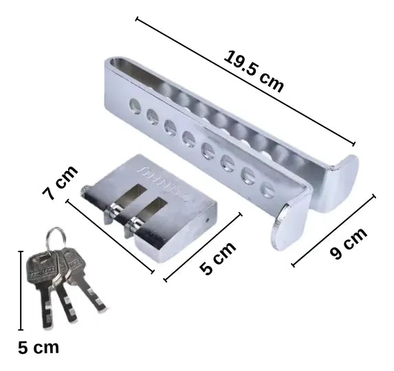 Seguro Antirrobo Pedal, Freno, Clutch, Carro, Camioneta