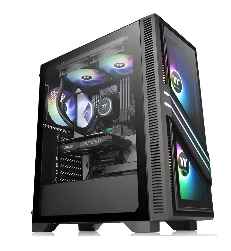 Gabinete Gamer Thermaltake Versa T35 Vidrio Templado Tg Rgb