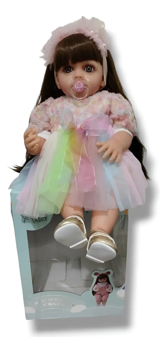 Reborn Muñeca Real Con Sonidos, Llora, Rie, Ronca, Balbucea