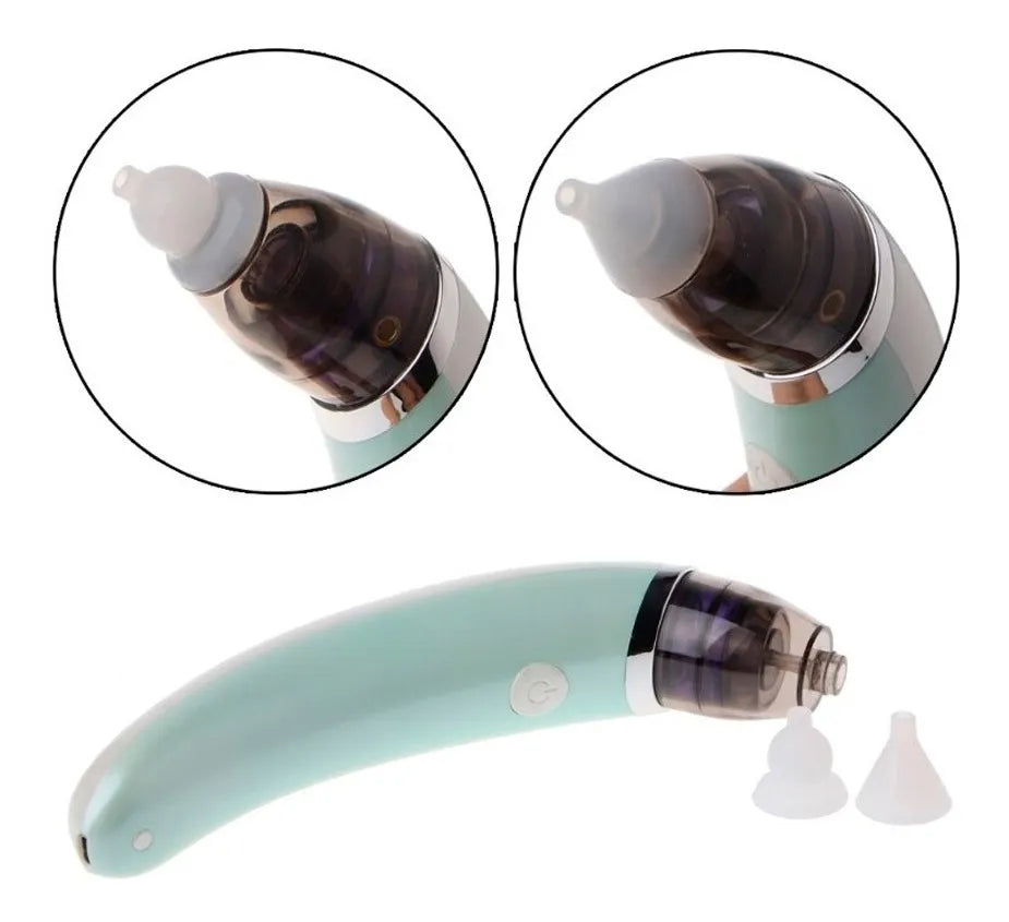 Aspirador Nasal Bebes Sacamocos Extractor Portátil Eléctrico Turquesa