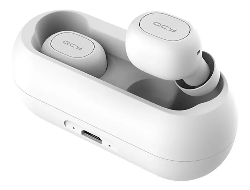 Auriculares in-ear gamer inalámbricos QCY Bluetooth T1C QCY T1C blanco