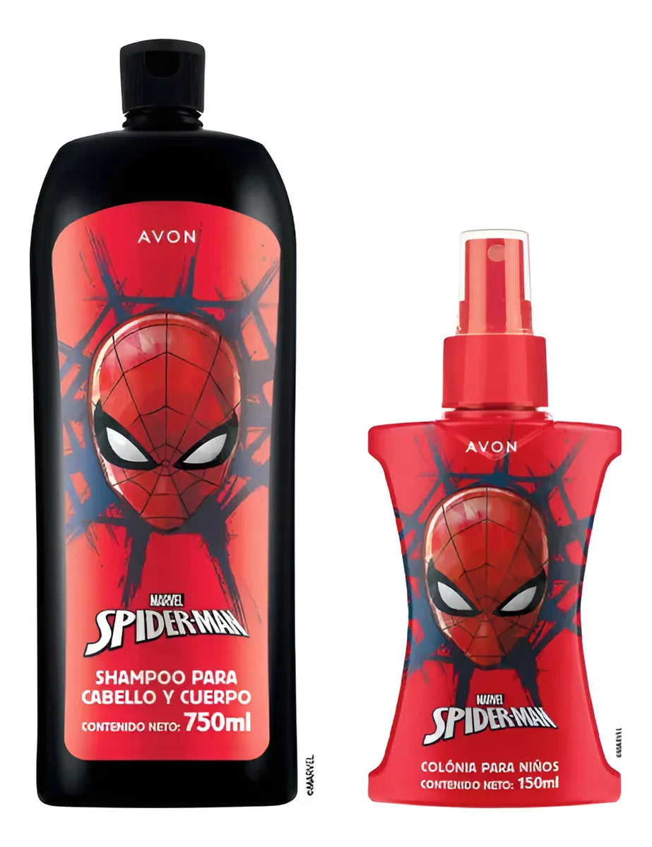 Set Colonia Spider-man + Shampoo Avon
