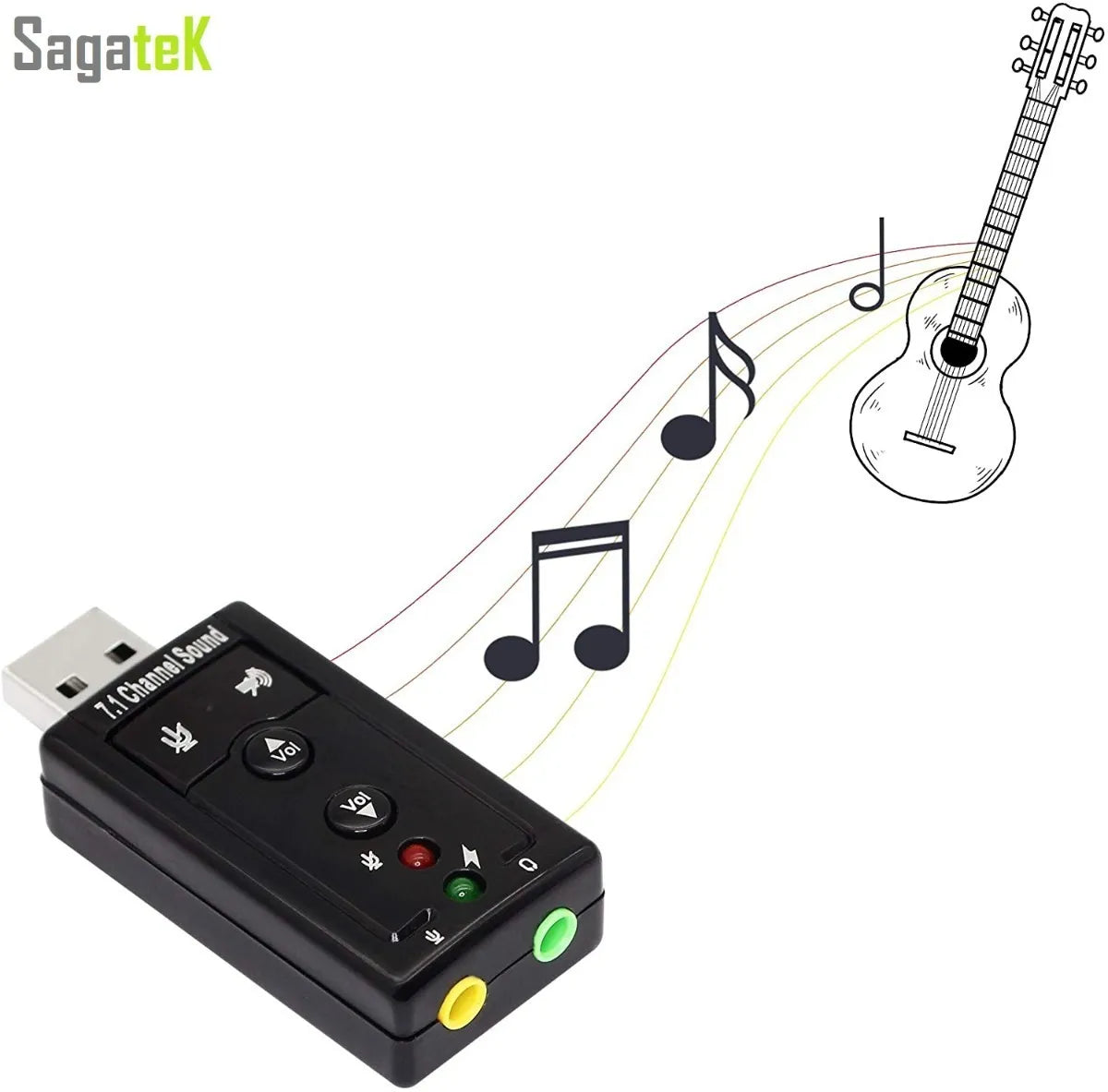 Tarjeta De Sonido Externa 7.1