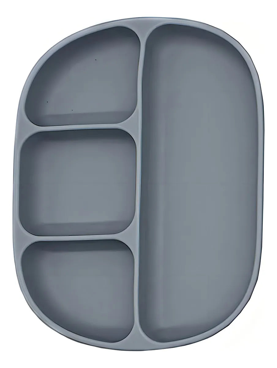 Set Babero De Silicon Para Bebés, Plato De Silicona Adherible Con Tapa, Vaso Con Popote, Cucharara Y Tenedor Sueves. Libre De Bpa Juego De Vaso, Plato, Babero Y Cubiertos Juego De Vaso