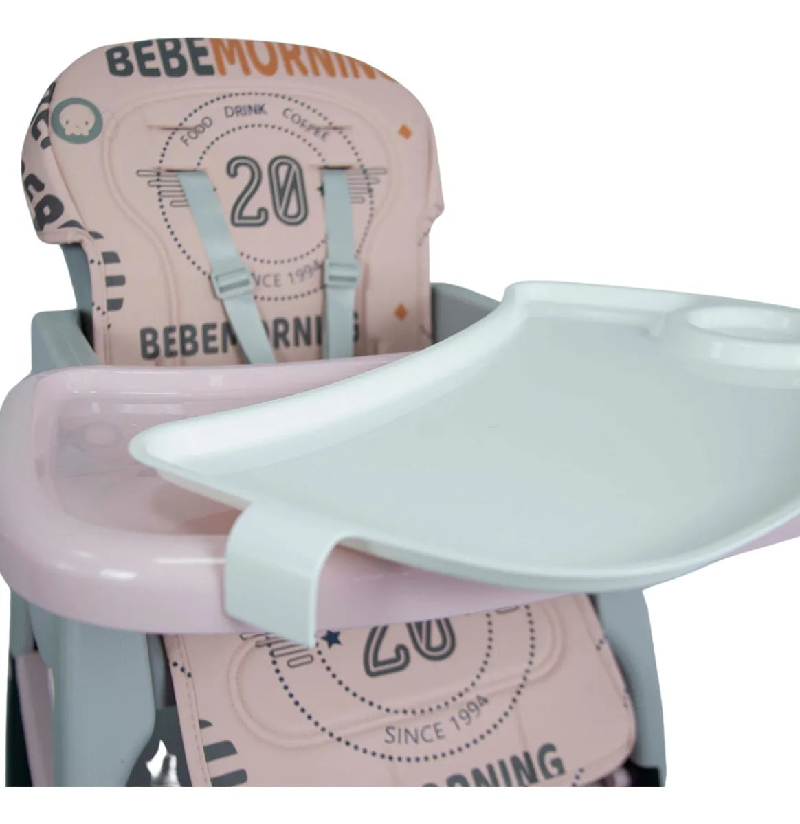 Silla Comedor Bebe 3 En 1 Comedor Escritorio Niña Color Rosa Duo