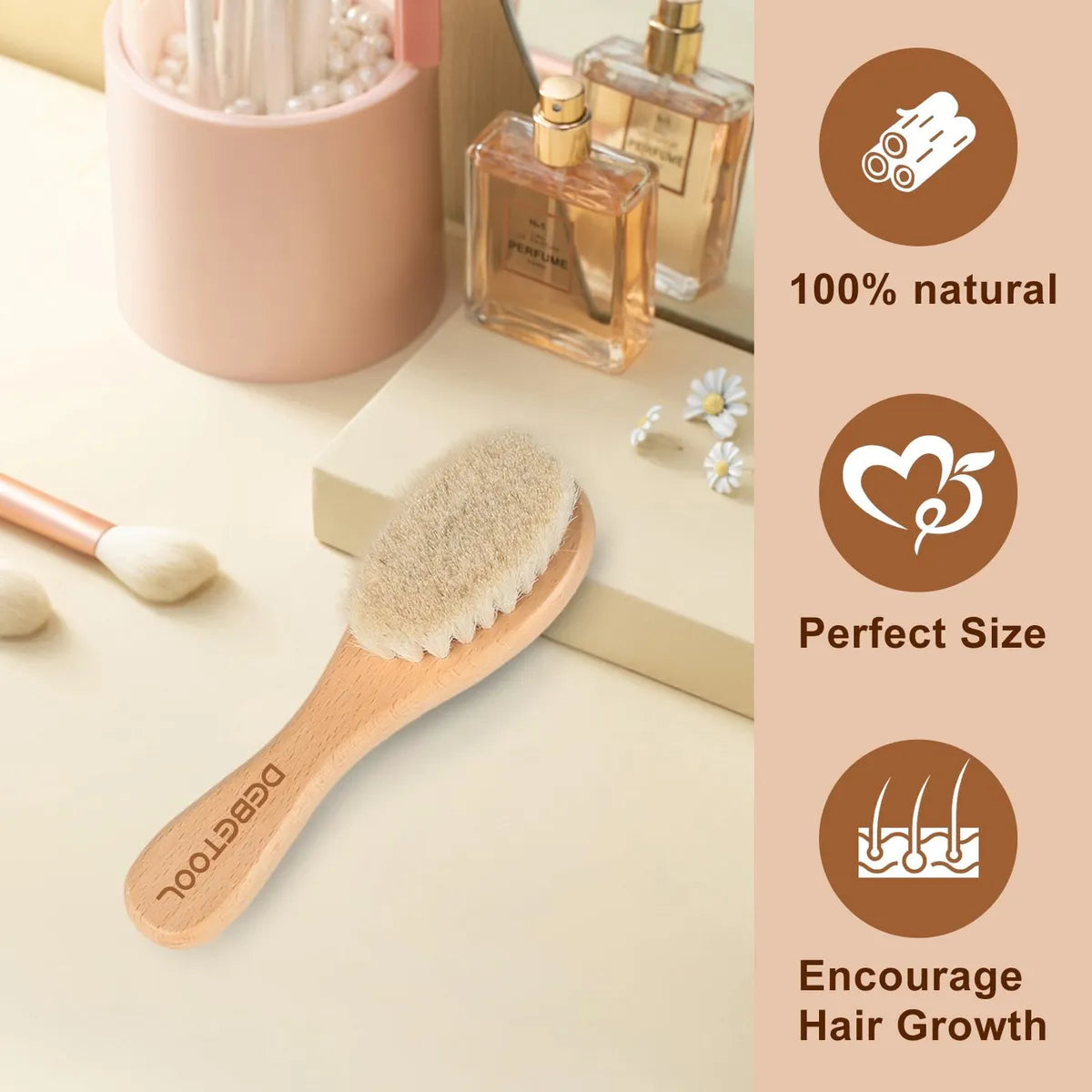 Debetool Cepillo Para El Cabello Para Bebes - Cepillo Para E