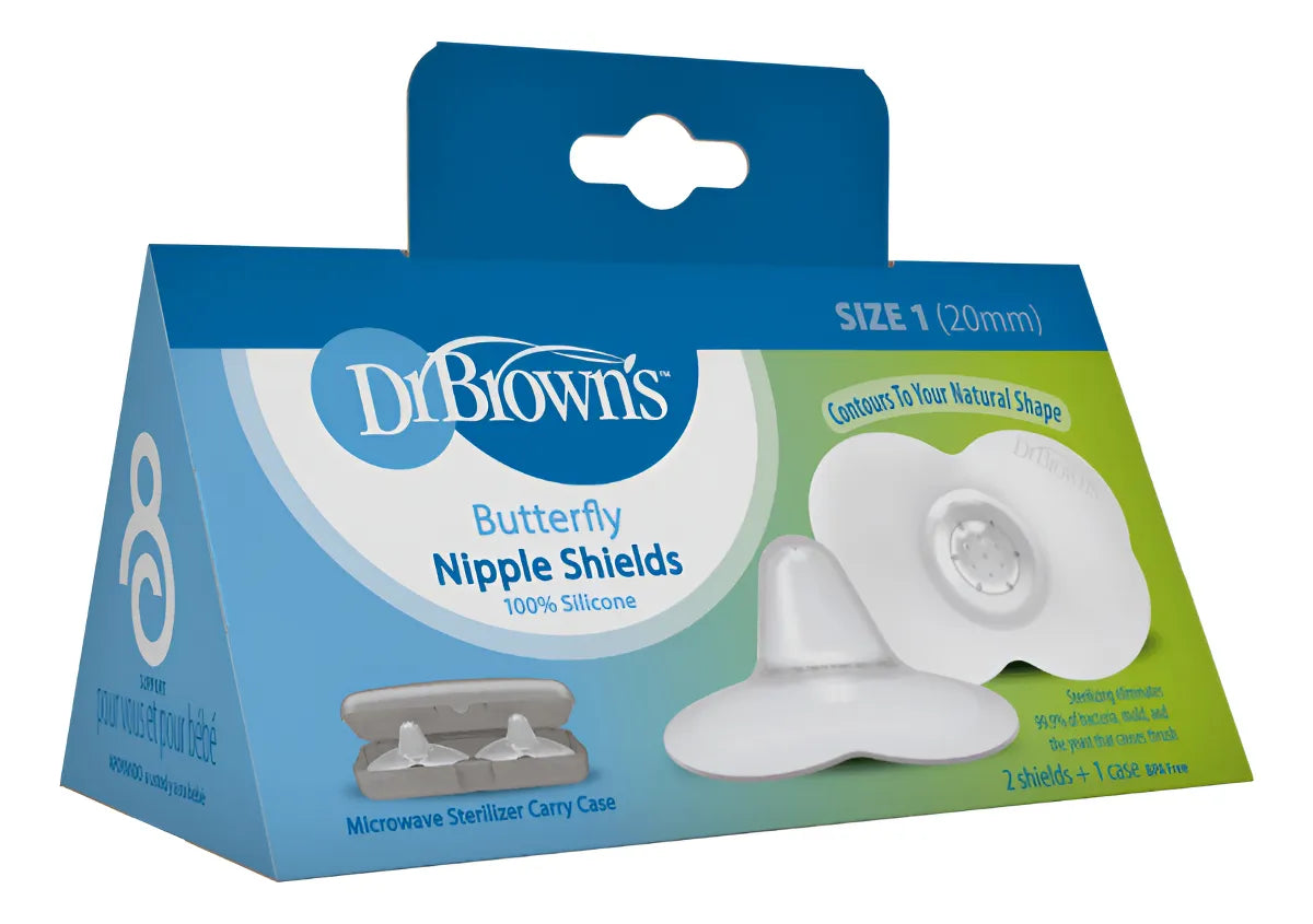 Pezonera Dr Browns Silicona + Estuche X 2und