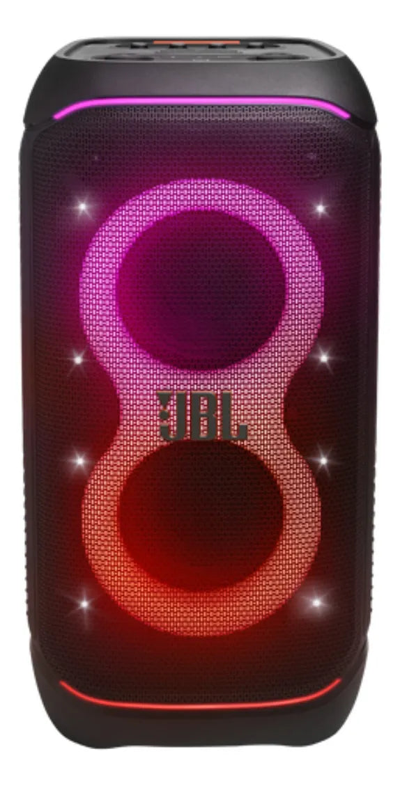Parlante JBL PartyBox Stage 320 JBLPBSTAGE320AM portátil con bluetooth waterproof negra