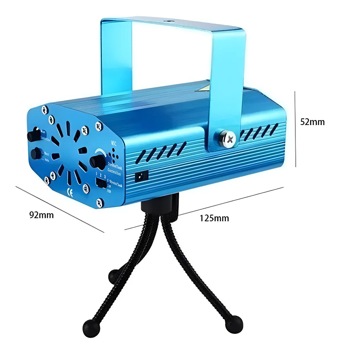 Proyector De Luces Decoración Navidad Puntos Colores Figuras Audífonos