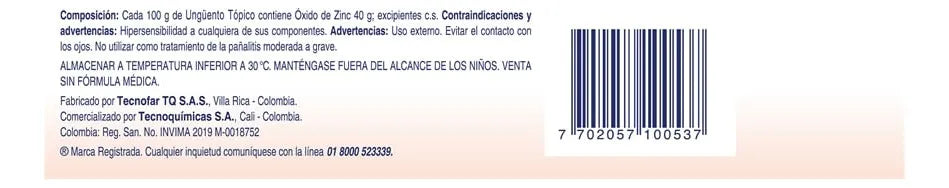 Crema Antipañalitis N4 Protect X 110g