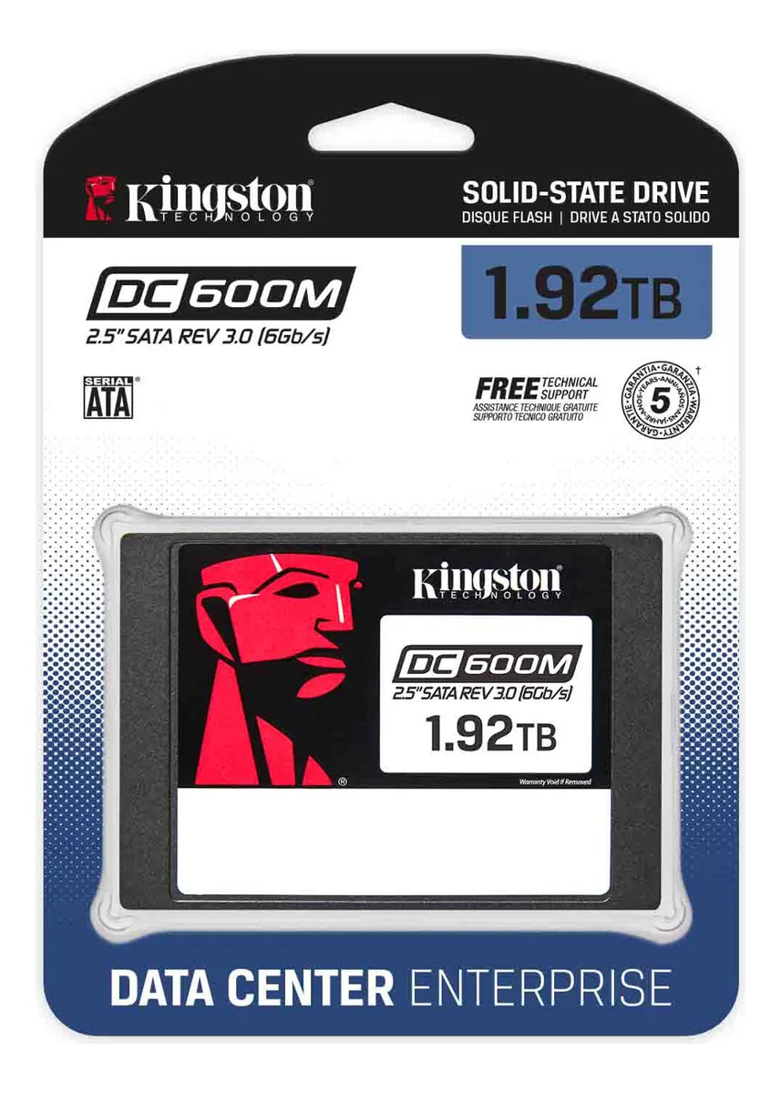 Disco Solido Kingston Servidor 1.92tb Dc600m Sedc600m/1920g