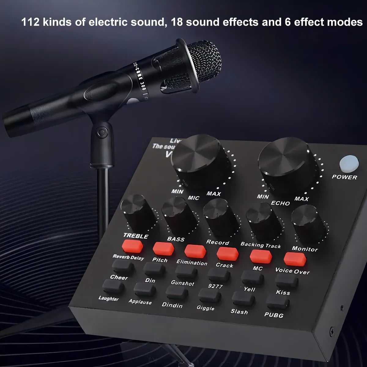 Mezclador Tarjeta Externa Sonido Usb Audio Música Rondon Color Varios